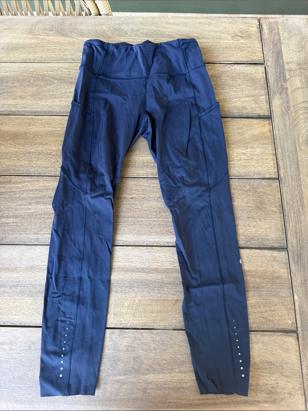 lululemon athletica Navy High-Rise Leggings with Side Pockets